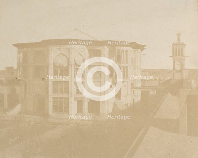 Teheran. Prime Minister's House (Nezanneh), 1858. Creator: Luigi Pesce.