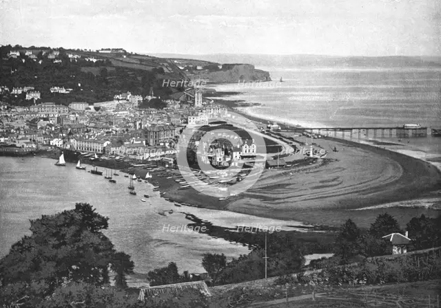 Teignmouth, c1900. Artist: George Denney.
