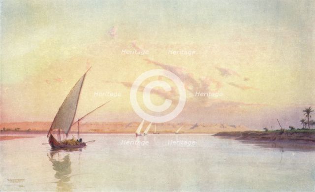 'Tel-El-Amarna, on the Upper Side', c1880, (1904). Artist: Robert George Talbot Kelly.