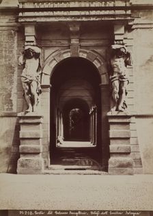 Telamon Portal, Palazzo Davia Bargellini, Bologna, between 1880-1890. Creator: Emilia