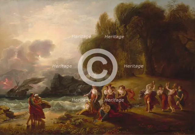 Telemachus and Calypso, c. 1809. Creator: Benjamin West.