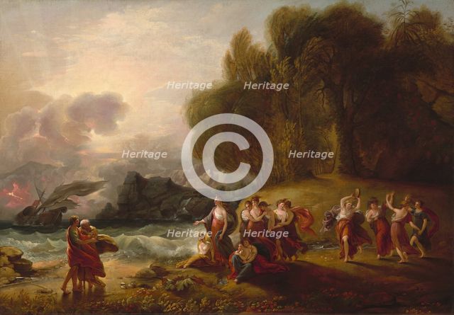 Telemachus and Calypso, c. 1809. Creator: Benjamin West.