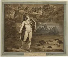 Telemachus, Believing that His Father, Ulysses, Is Dead, Searches for Him in the..., 1808. Creator: Bartolomeo Pinelli