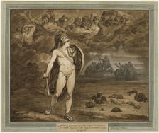 Telemachus, Believing that His Father, Ulysses, Is Dead, Searches for Him in the..., 1808. Creator: Bartolomeo Pinelli