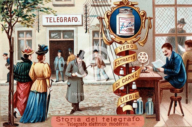 Telegraph office, c1900. Creator: Unknown.