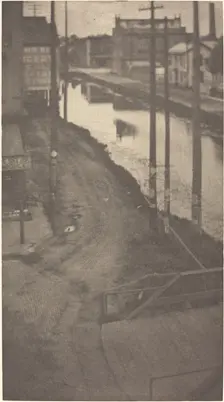 Telegraph Poles, c.1900. Creator: Clarence H White