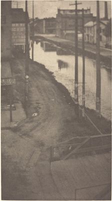 Telegraph Poles, c.1900. Creator: Clarence H White