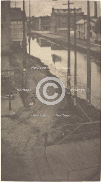 Telegraph Poles, c.1900. Creator: Clarence H White.