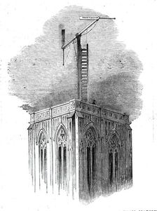 Telegraphing the Abstract of the Indian Mail from Marseilles to Paris, 1844. Creator: Unknown