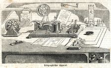 Telegraphic Apparatus, c1855. Creator: Renard, Edouard (1802-1857)