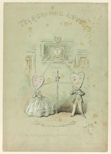 Telegraphic Love, n.d. Creator: Hablot Knight Browne