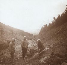 Telegraphists, Somme, northern France, c1914-c1918