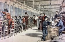 Telephone Exchange, Paris, 1904