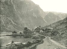 Telephone Station and Hotels, Gudvangen, Norway, 1895. Creator: Poulton & Co