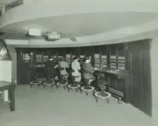 Telephonists at the Fire Brigade Headquarters, Lambeth, London, 1940