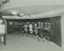 Telephonists at the Fire Brigade Headquarters, Lambeth, London, 1940