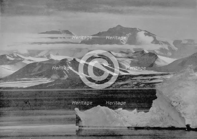 'Telephotograph of the Mount Lister Scarp', 10 February 1911, (1913). Artist: Herbert Ponting.