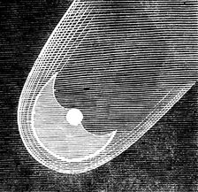 Telescopic Appearances of Donati's Comet, as seen from the Cambridge Observatory, Sept 24, 8pm, 1858 Creator: Unknown