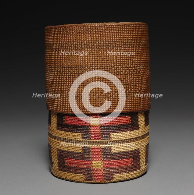 Telescoping basket, 1800's. Creator: Unknown.