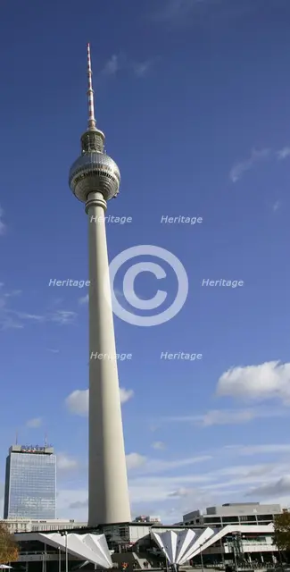Television Tower, (Fernsehturm), Berlin, Germany, 2025. Creator: LTL.