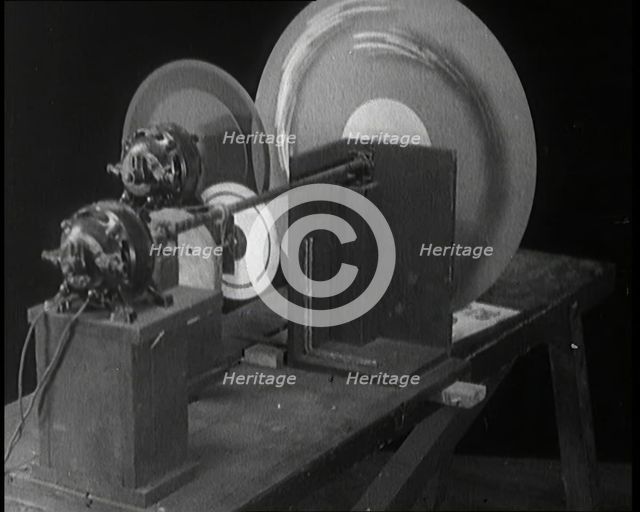 Television Transmitting Equipment, 1920s. Creator: British Pathe Ltd.