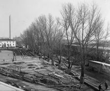 Temporary Building, Under Construction...Washington, D.C., 1917. Creator: Unknown