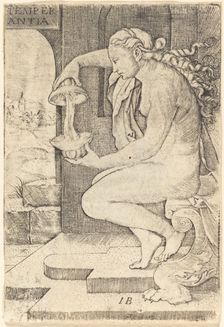 Temperantia (Temperance), c. 1525. Creator: Master I. B.