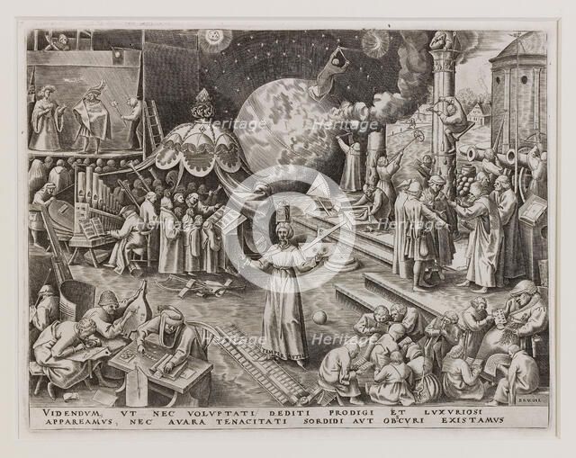 Temperantia (Temperance) from The Seven Virtues, 1560. Creator: Galle, Philipp (Philips) (1537-1612).