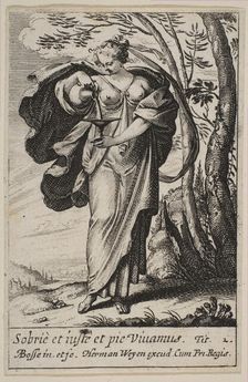 Temperance, 1636. Creator: Abraham Bosse