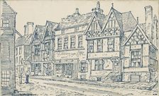 Temperance Hall, exterior, 1885. Creator: Unknown