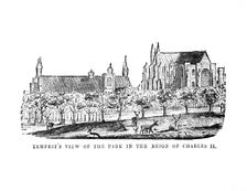 Tempest's View of the Park in the Reign of Charles II c1870