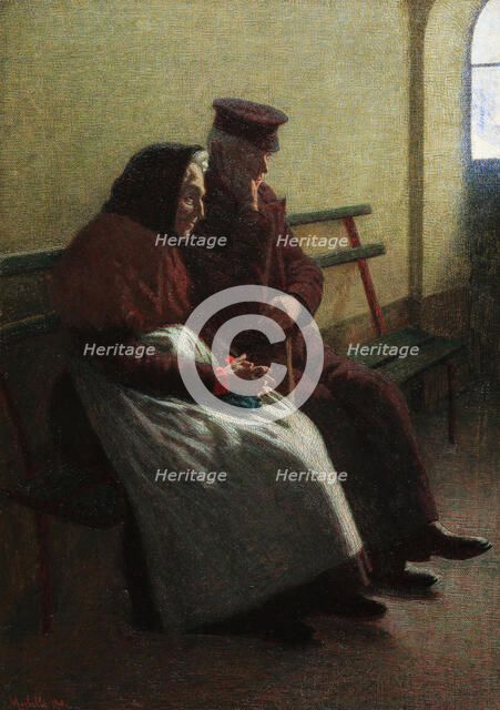 Tempi lontani, 1908. Creator: Morbelli, Angelo (1853-1919).