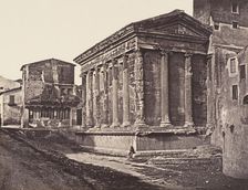 Tempio della Fortuna Virile, 1848-52. Creator: Eugène Constant