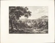 Tempio della Tosse a Tivoli, 1793. Creator: Albert Christoph Dies