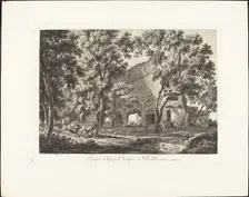 Tempio di Giove Olimpico in Villa Adriana, 1795. Creator: Albert Christoph Dies