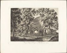 Tempio di Giove Olimpico in Villa Adriana, 1795. Creator: Albert Christoph Dies