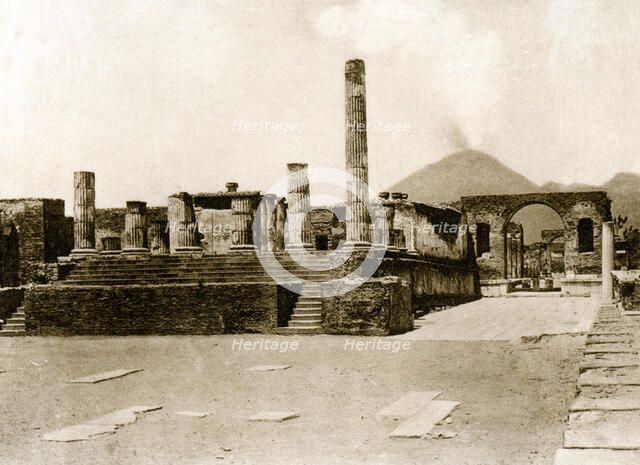 Tempio di Giove, Pompeii, Italy, c1900s. Creator: Unknown.