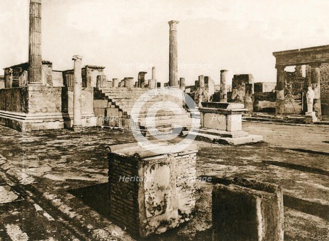 Tempio di Giove, Pompeii, Italy, c1900s. Creator: Unknown.