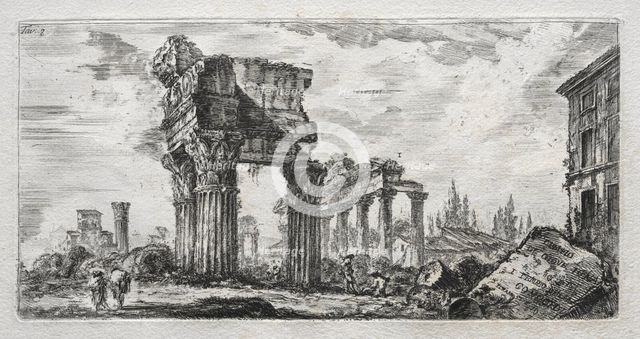 Tempio di Giove Tonante. Creator: Giovanni Battista Piranesi (Italian, 1720-1778).