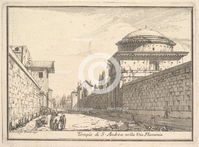 Tempio di Sant'Andrea, Via Flaminia, 1750. Creator: Jérôme Charles Bellicard.