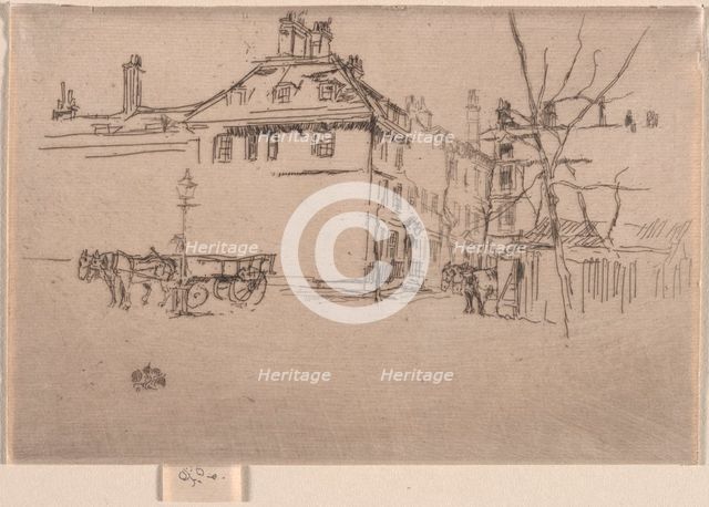 Temple, 1886. Creator: James McNeill Whistler (American, 1834-1903).