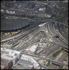 Temple Meads Railway Station, Bristol, 1975. Creator: Aerofilms