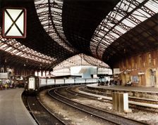 Temple Meads Station, Bristol. Artist: M Hesketh Roberts