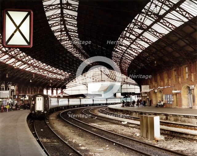 Temple Meads Station, Bristol. Artist: M Hesketh Roberts