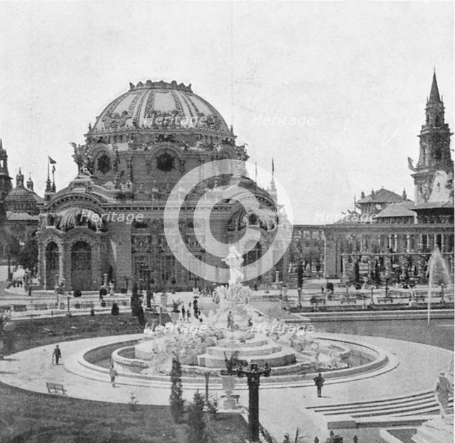 Temple of Music at the Pan-American Exhibition at Buffalo, 1901. Artist: Unknown