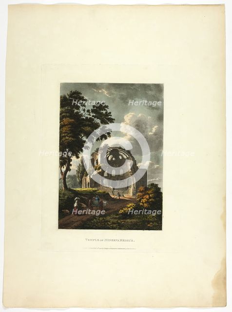 Temple of Minerva Medica, plate twenty-five from the Ruins of Rome, published February 20, 1798. Creator: Matthew Dubourg.