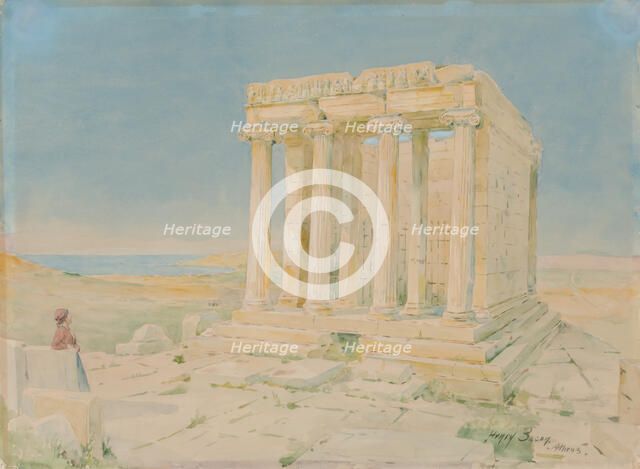 Temple of Nike Apteros, n.d. Creator: Henry Bacon.