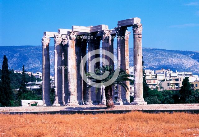 Temple of Olympian Zeus, Athens, Greece, 130. Artist: Unknown