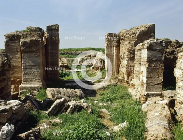 Temple of Atargatis, Dura-Europos, Syria, 2001. Creator: LTL.