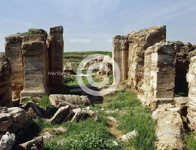 Temple of Atargatis, Dura-Europos, Syria, 2001. Creator: LTL.